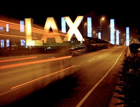 Kennerly Law Firm LAX airport sign